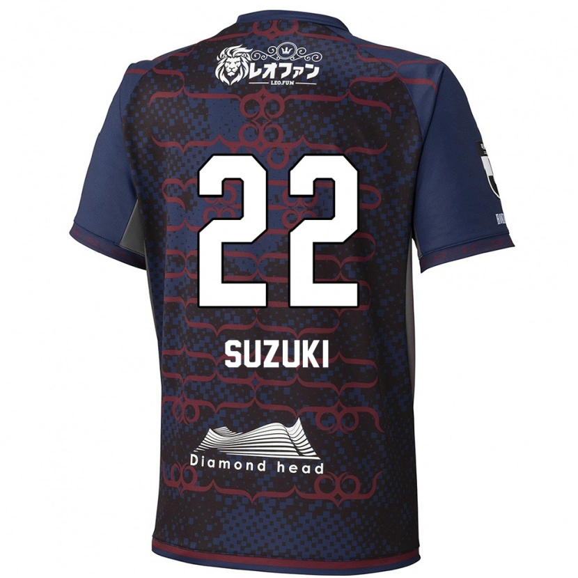 Danxen Criança Camisola So Suzuki #22 Azul Vermelho Alternativa 2025/26 Camisa