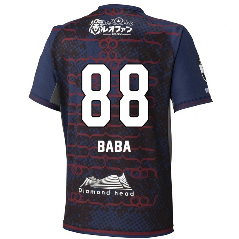 Danxen Criança Camisola Seiya Baba #88 Azul Vermelho Alternativa 2025/26 Camisa