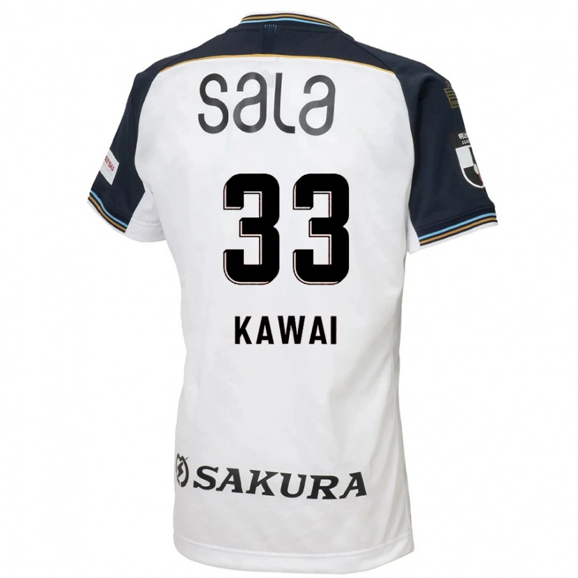 Danxen Criança Camisola Tokumo Kawai #33 Branco Preto Alternativa 2025/26 Camisa