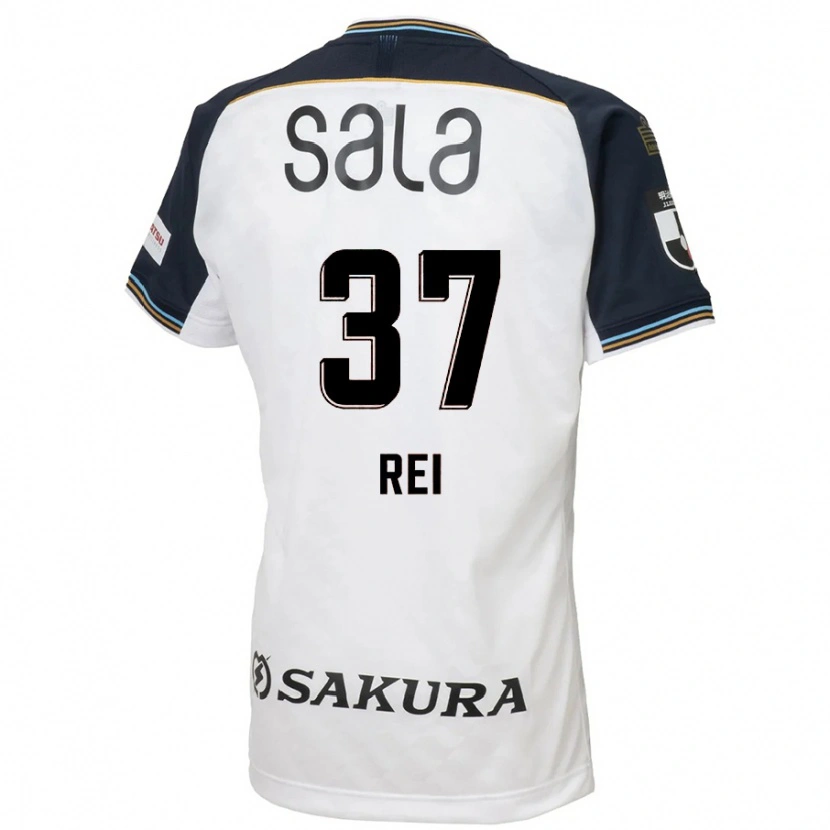 Danxen Criança Camisola Rei Hirakawa #37 Branco Preto Alternativa 2025/26 Camisa