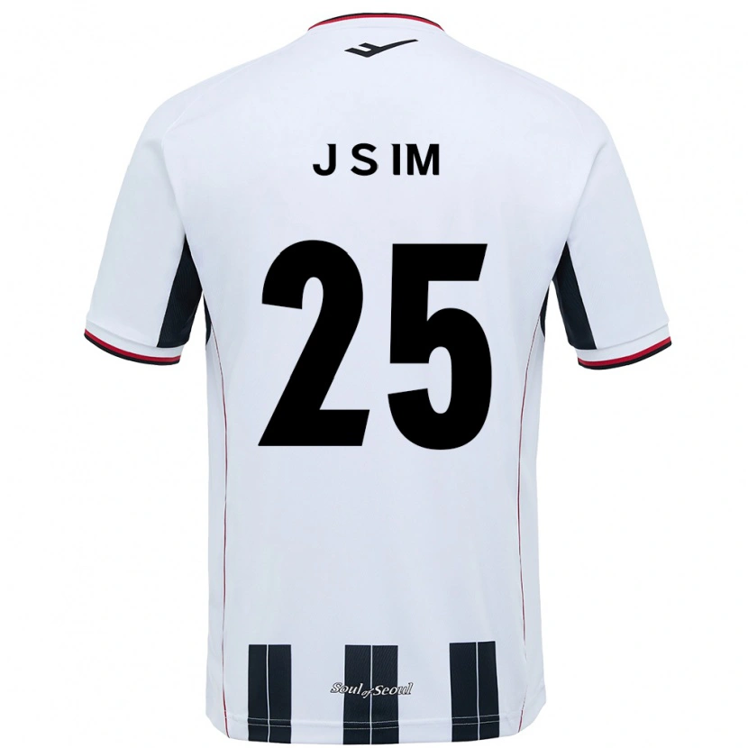Danxen Criança Camisola Joon-Seob Im #25 Branco Preto Alternativa 2025/26 Camisa