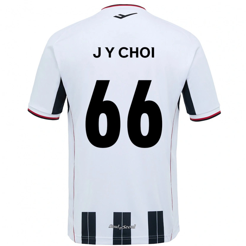 Danxen Criança Camisola Jun-Yeong Choi #66 Branco Preto Alternativa 2025/26 Camisa
