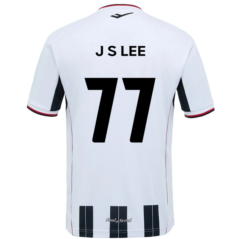 Danxen Criança Camisola Seung-Joon Lee #77 Branco Preto Alternativa 2025/26 Camisa