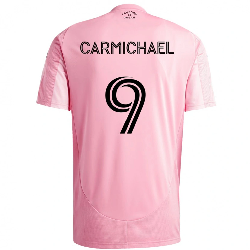 Danxen Homem Camisola Ryan Carmichael #9 Rosa Preto Principal 2025/26 Camisa