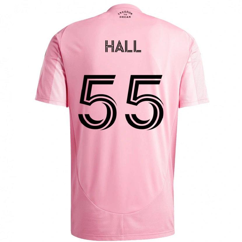 Danxen Homem Camisola Tyler Hall #55 Rosa Preto Principal 2025/26 Camisa