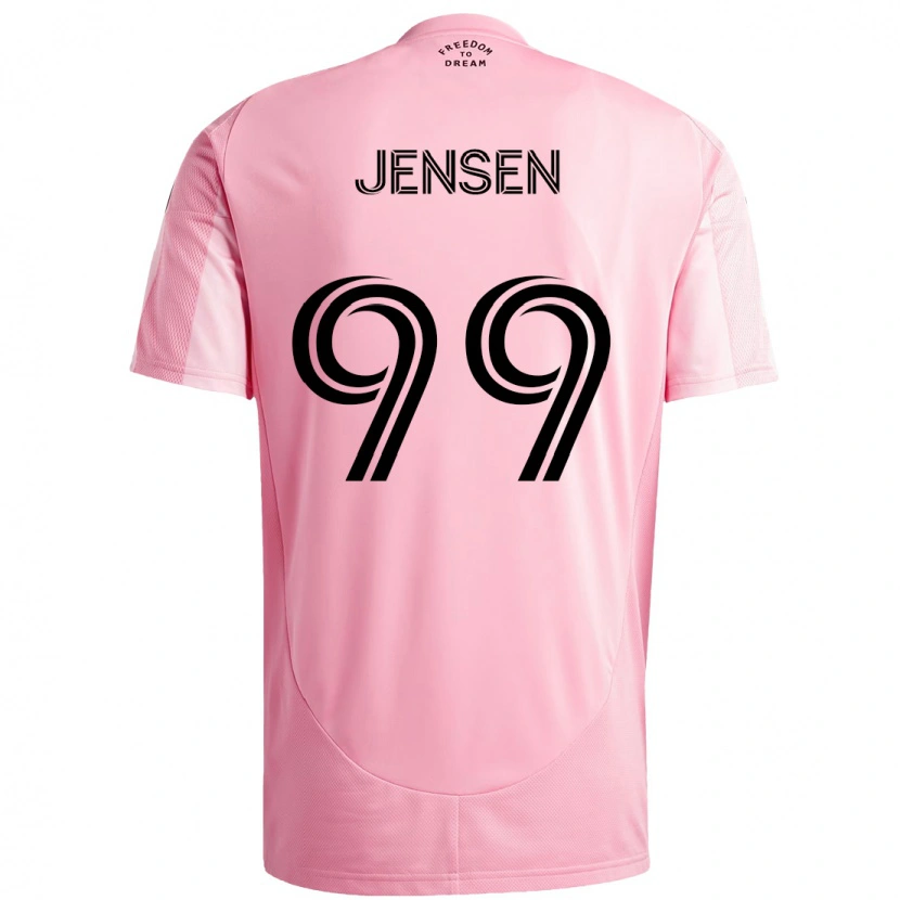 Danxen Homem Camisola Cole Jensen #99 Rosa Preto Principal 2025/26 Camisa