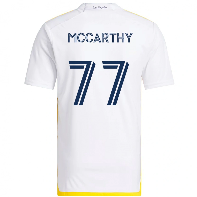 Danxen Homem Camisola John Mccarthy #77 Branco Amarelo Principal 2025/26 Camisa