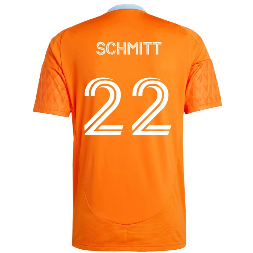 Danxen Homem Camisola Tate Schmitt #22 Laranja Branco Principal 2025/26 Camisa