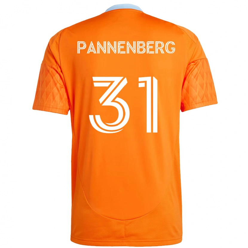 Danxen Homem Camisola Andrew Pannenberg #31 Laranja Branco Principal 2025/26 Camisa