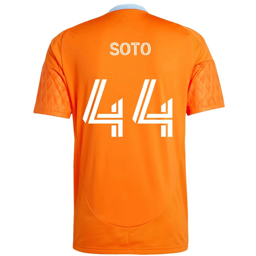 Danxen Homem Camisola Ezekiel Soto #44 Laranja Branco Principal 2025/26 Camisa