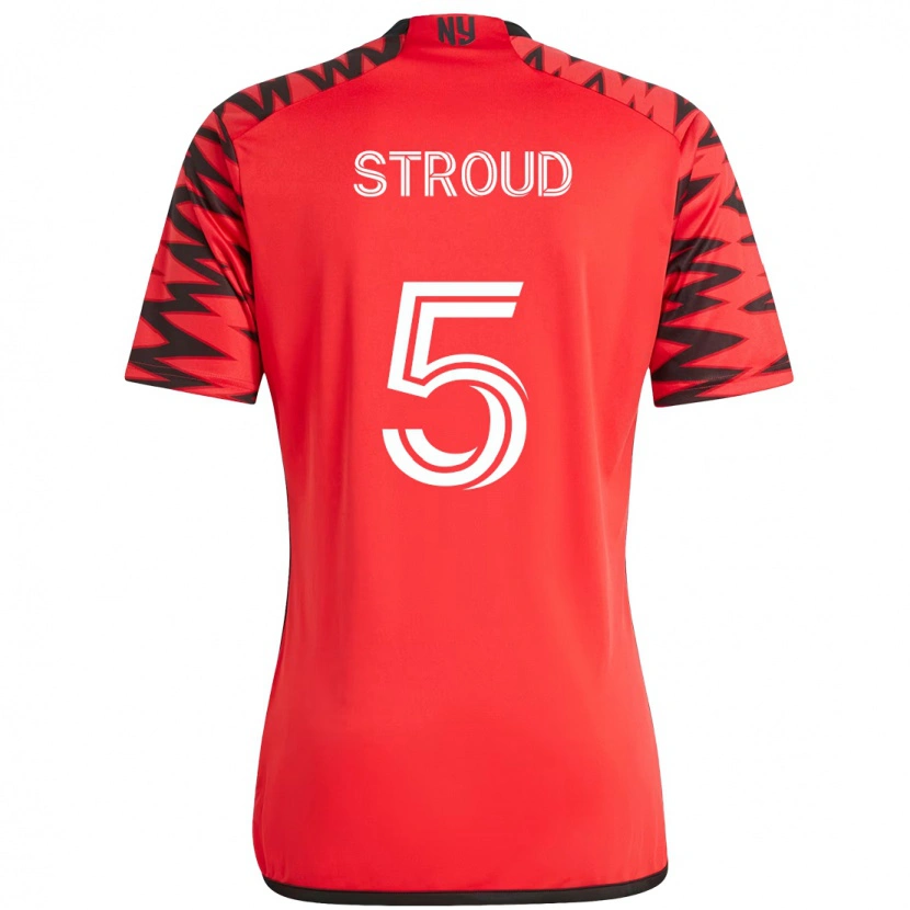 Danxen Homem Camisola Peter Stroud #5 Vermelho Preto Principal 2025/26 Camisa