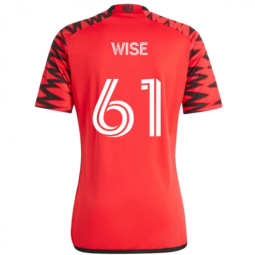 Danxen Homem Camisola Henry Wise #61 Vermelho Preto Principal 2025/26 Camisa