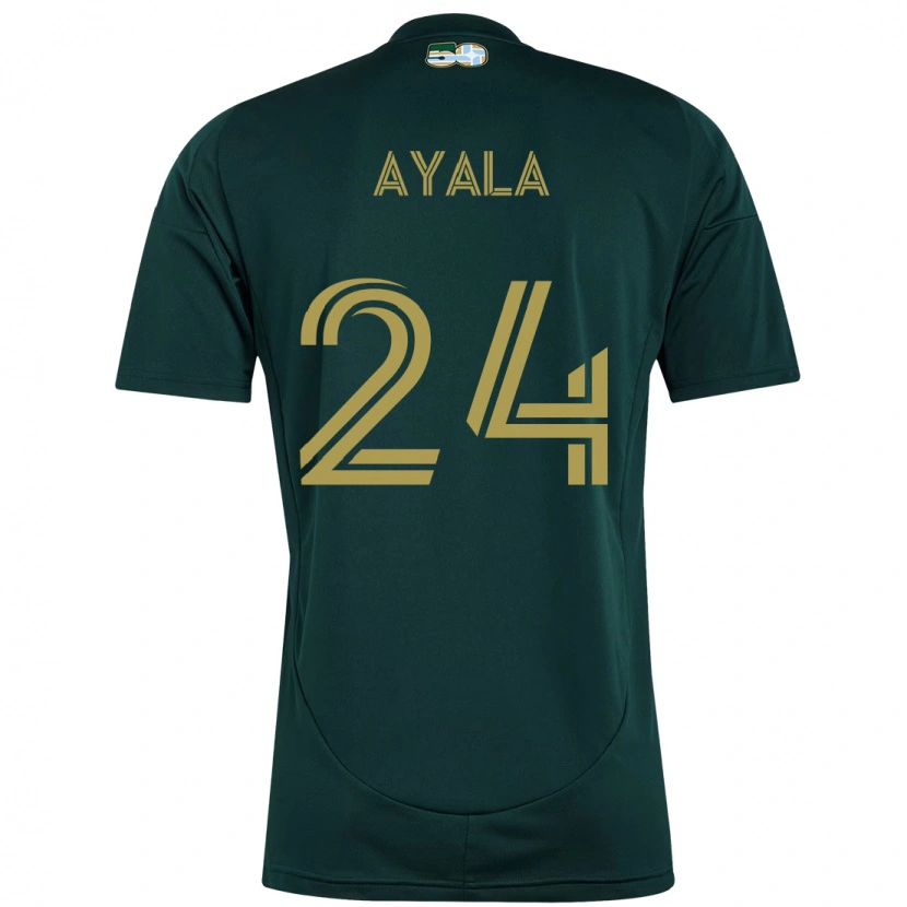 Danxen Homem Camisola David Ayala #24 Preto Castanho Principal 2025/26 Camisa