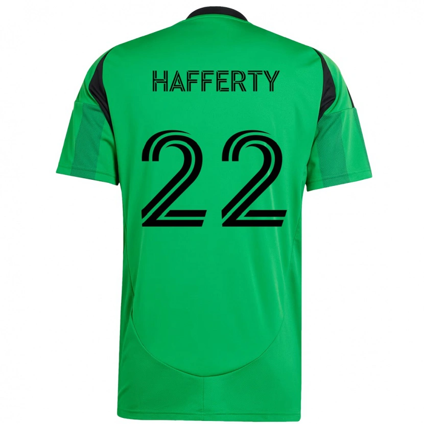 Danxen Homem Camisola Joe Hafferty #22 Verde Preto Principal 2025/26 Camisa