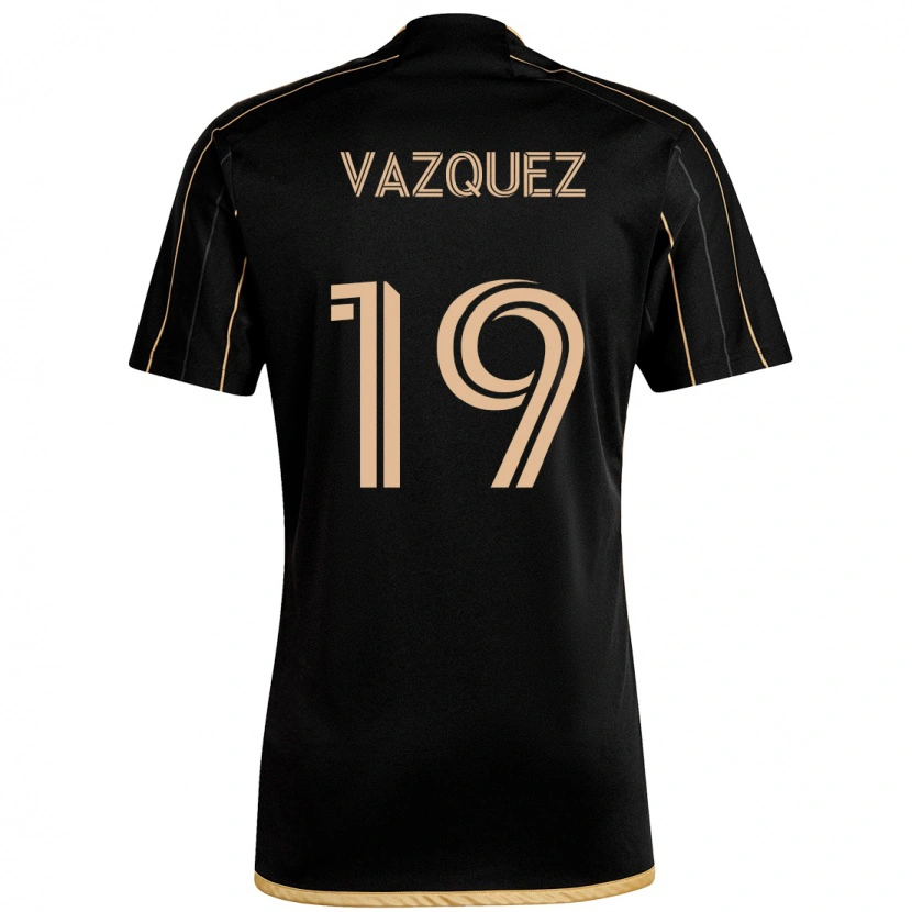 Danxen Homem Camisola Favian Vazquez #19 Preto Castanho Principal 2025/26 Camisa