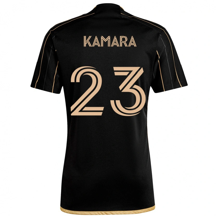Danxen Homem Camisola Kei Kamara #23 Preto Castanho Principal 2025/26 Camisa