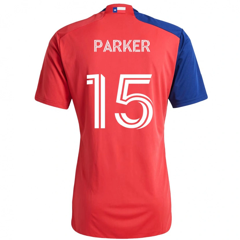 Danxen Homem Camisola Isaiah Parker #15 Vermelho Azul Marinho Principal 2025/26 Camisa