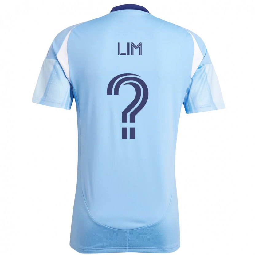 Danxen Homem Camisola Evan Lim #0 Azul Claro Principal 2025/26 Camisa