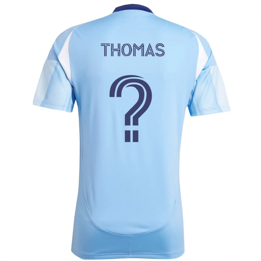 Danxen Homem Camisola Dylan Thomas #0 Azul Claro Principal 2025/26 Camisa