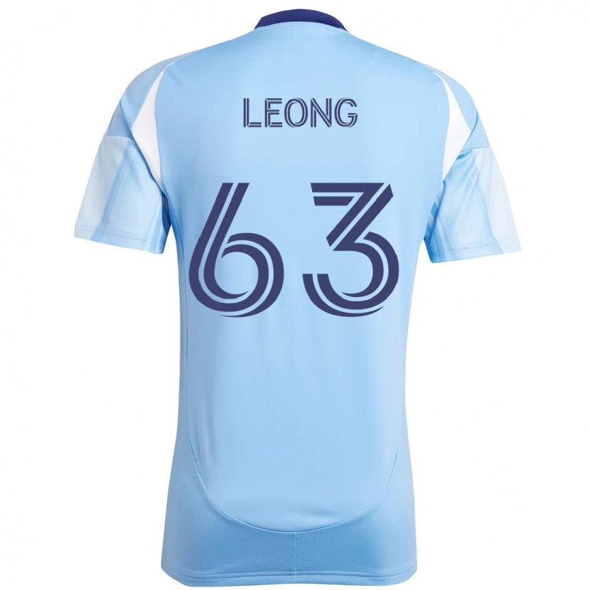 Danxen Homem Camisola Matthew Leong #63 Azul Claro Principal 2025/26 Camisa