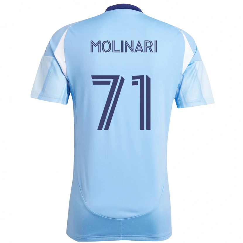 Danxen Homem Camisola Peter Molinari #71 Azul Claro Principal 2025/26 Camisa