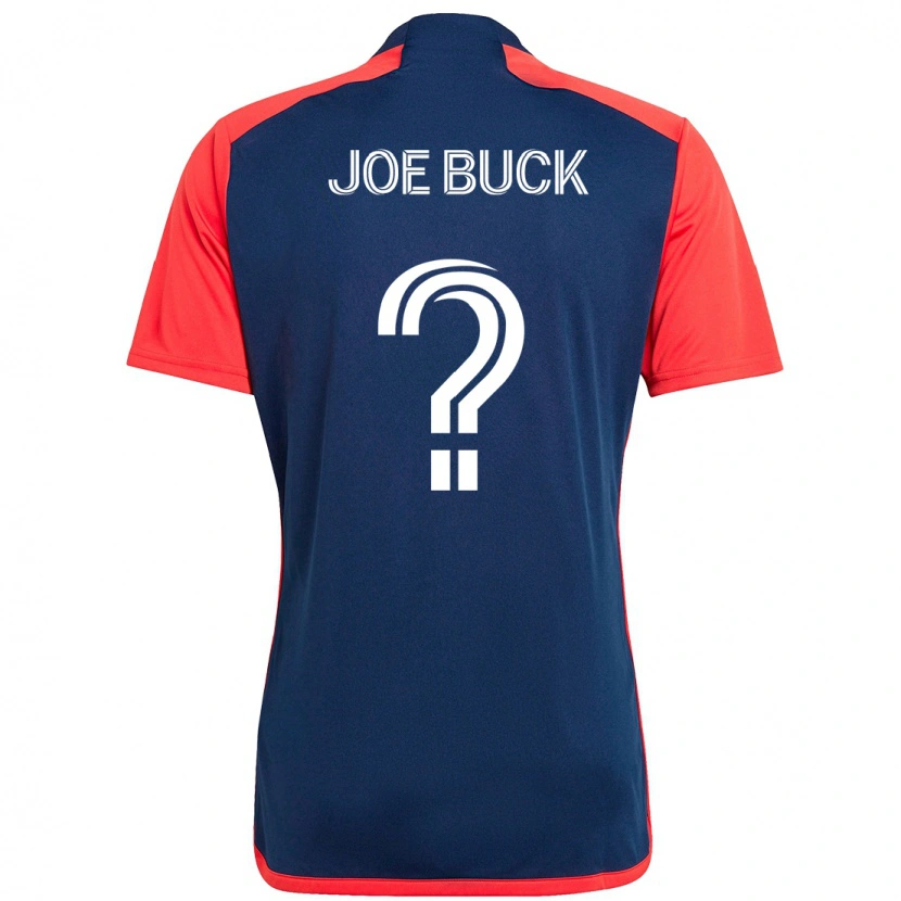 Danxen Homem Camisola Joe Buck #0 Azul Vermelho Principal 2025/26 Camisa