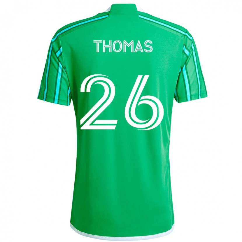 Danxen Homem Camisola Andrew Thomas #26 Verde Branco Principal 2025/26 Camisa