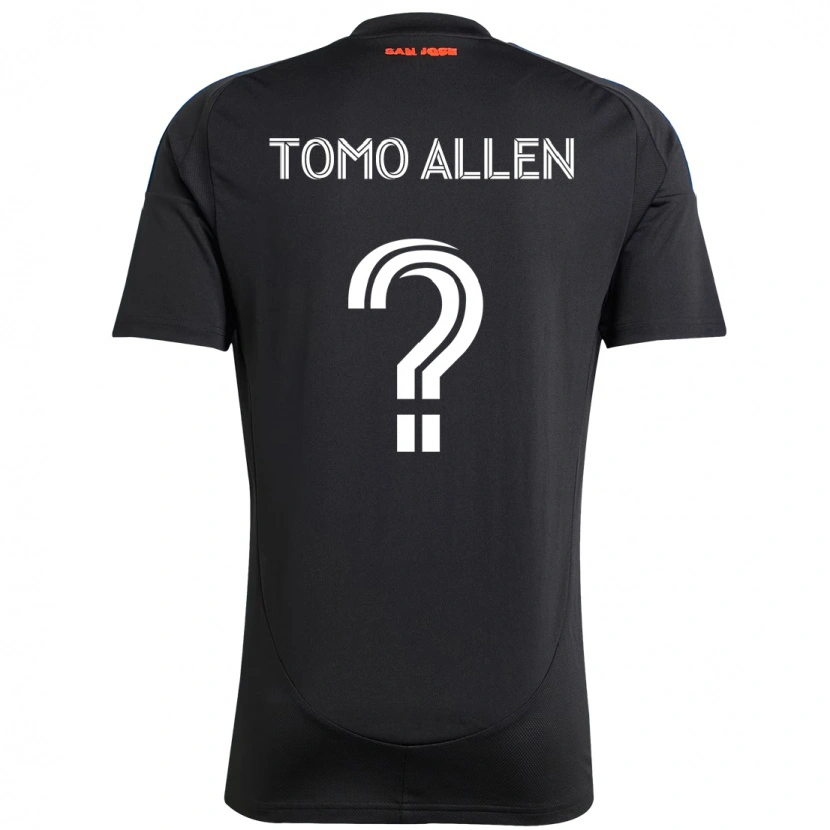 Danxen Homem Camisola Tomo Allen #0 Preto Azul Escuro Principal 2025/26 Camisa