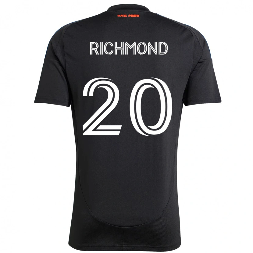 Danxen Homem Camisola Will Richmond #20 Preto Azul Escuro Principal 2025/26 Camisa