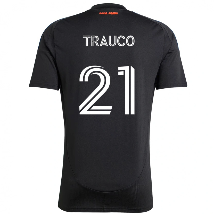 Danxen Homem Camisola Miguel Trauco #21 Preto Azul Escuro Principal 2025/26 Camisa