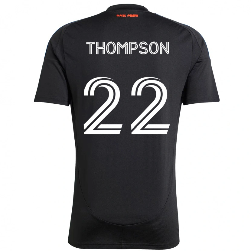 Danxen Homem Camisola Tommy Thompson #22 Preto Azul Escuro Principal 2025/26 Camisa