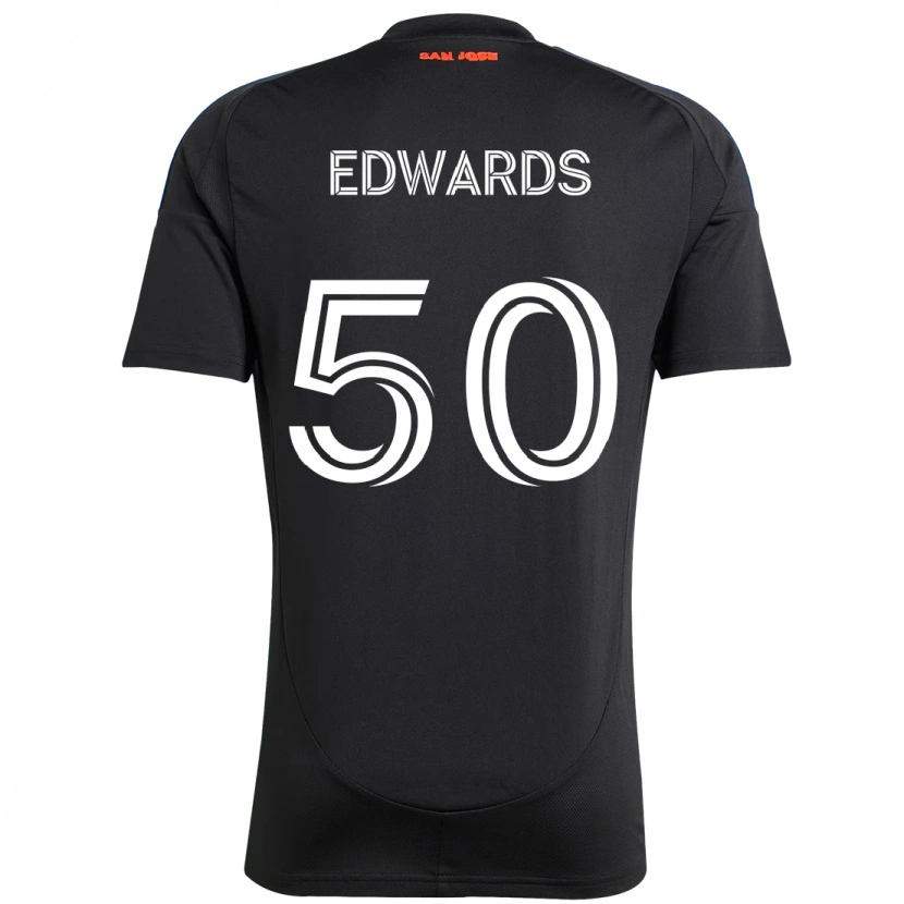 Danxen Homem Camisola Aaron Edwards #50 Preto Azul Escuro Principal 2025/26 Camisa