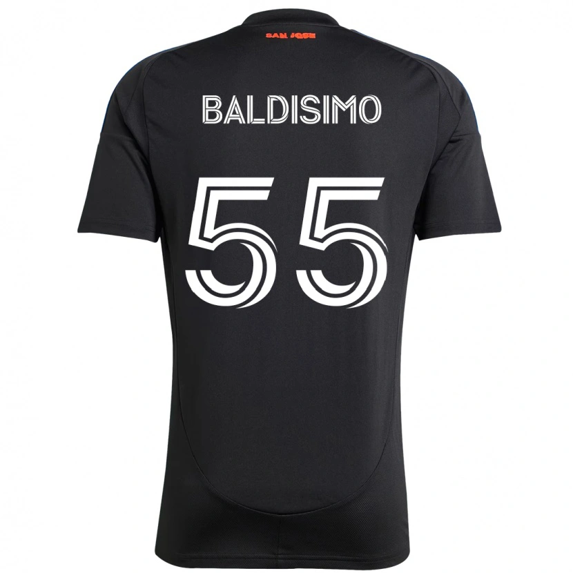 Danxen Homem Camisola Michael Baldisimo #55 Preto Azul Escuro Principal 2025/26 Camisa