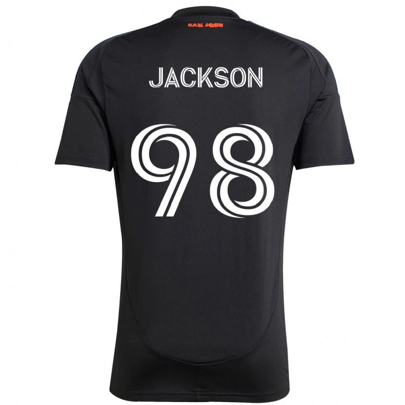 Danxen Homem Camisola Jacob Jackson #98 Preto Azul Escuro Principal 2025/26 Camisa