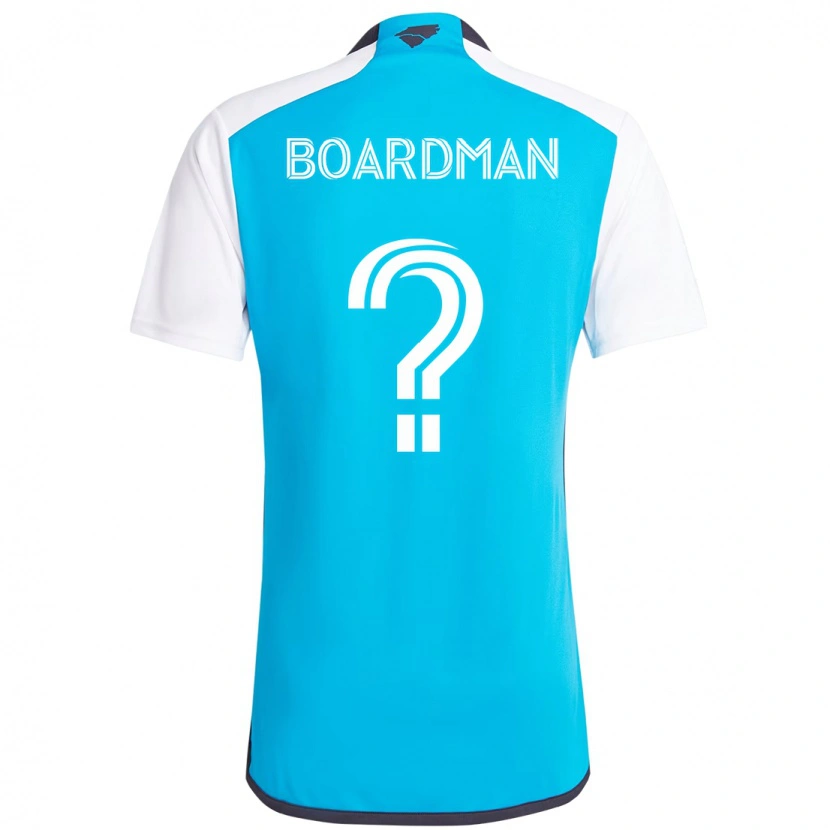 Danxen Homem Camisola Erik Pena-Boardman #0 Azul Celeste Branco Principal 2025/26 Camisa