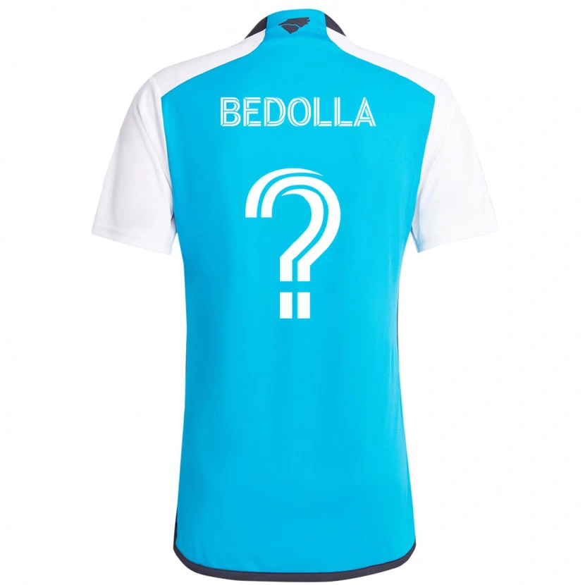 Danxen Homem Camisola Brando Bedolla #0 Azul Celeste Branco Principal 2025/26 Camisa