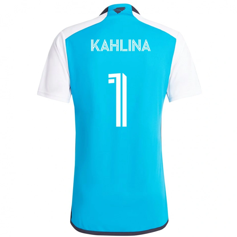 Danxen Homem Camisola Kristijan Kahlina #1 Azul Celeste Branco Principal 2025/26 Camisa