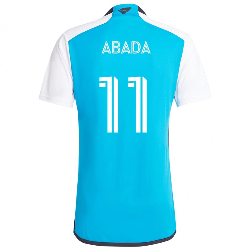 Danxen Homem Camisola Liel Abada #11 Azul Celeste Branco Principal 2025/26 Camisa