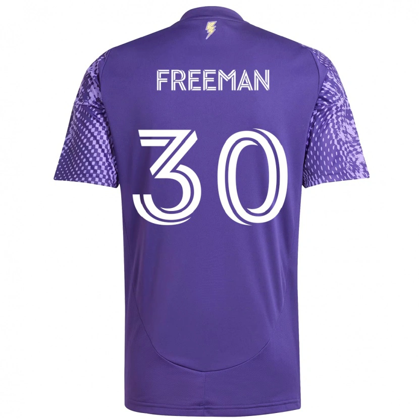 Danxen Homem Camisola Alex Freeman #30 Roxo Branco Principal 2025/26 Camisa