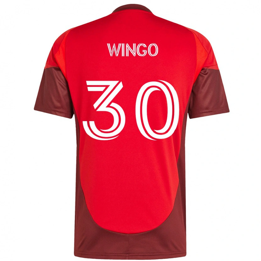 Danxen Homem Camisola Henry Wingo #30 Vermelho Branco Principal 2025/26 Camisa