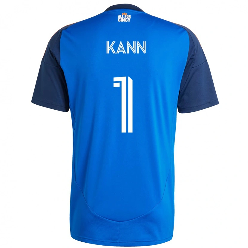 Danxen Homem Camisola Alec Kann #1 Azul Escuro Laranja Principal 2025/26 Camisa