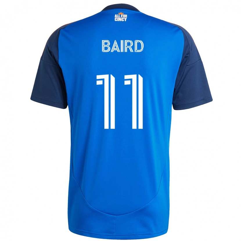 Danxen Homem Camisola Corey Baird #11 Azul Escuro Laranja Principal 2025/26 Camisa