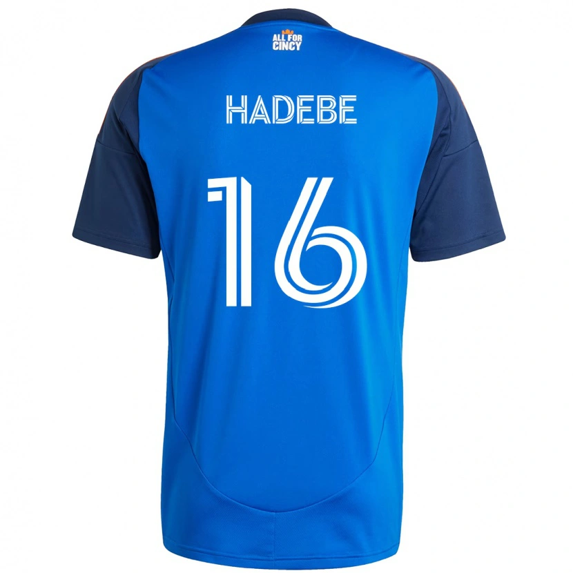 Danxen Homem Camisola Teenage Hadebe #16 Azul Escuro Laranja Principal 2025/26 Camisa