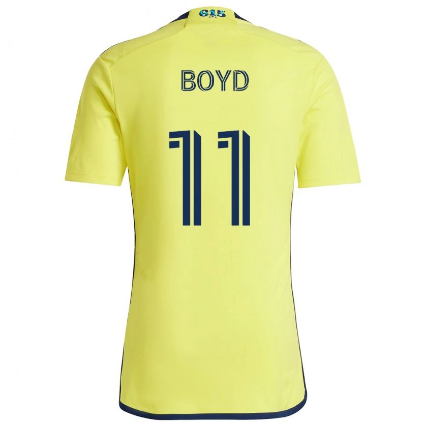Danxen Homem Camisola Tyler Boyd #11 Amarelo Azul Marinho Principal 2025/26 Camisa