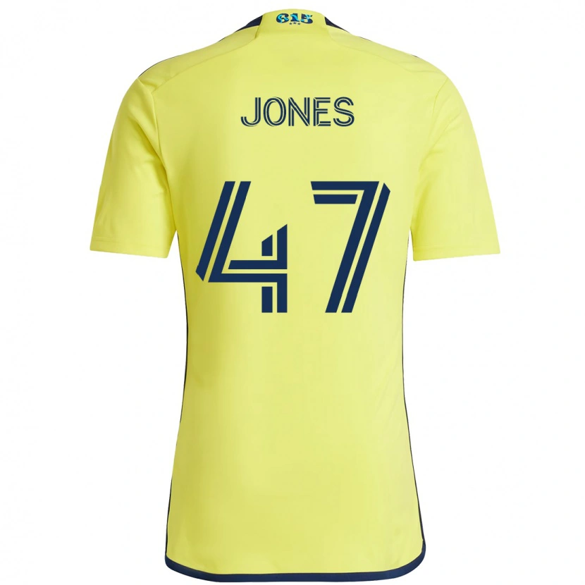 Danxen Homem Camisola Isaiah Jones #47 Amarelo Azul Marinho Principal 2025/26 Camisa
