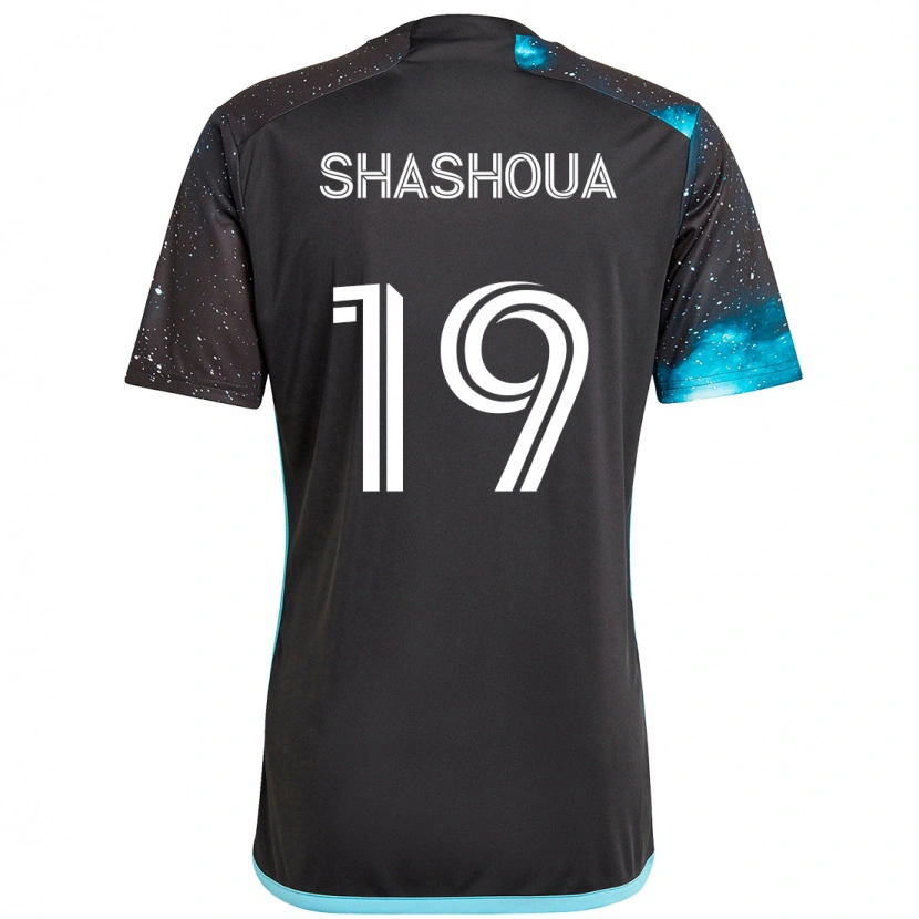 Danxen Homem Camisola Sam Shashoua #19 Preto Azul Principal 2025/26 Camisa