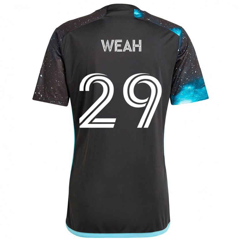 Danxen Homem Camisola Patrick Weah #29 Preto Azul Principal 2025/26 Camisa
