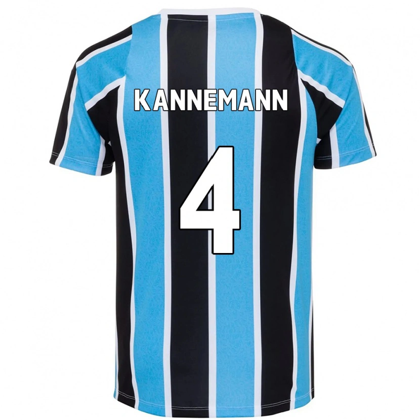 Danxen Homem Camisola Walter Kannemann #4 Azul Preto Branco Principal 2025/26 Camisa