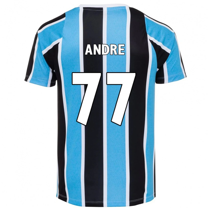 Danxen Homem Camisola André Henrique #77 Azul Preto Branco Principal 2025/26 Camisa