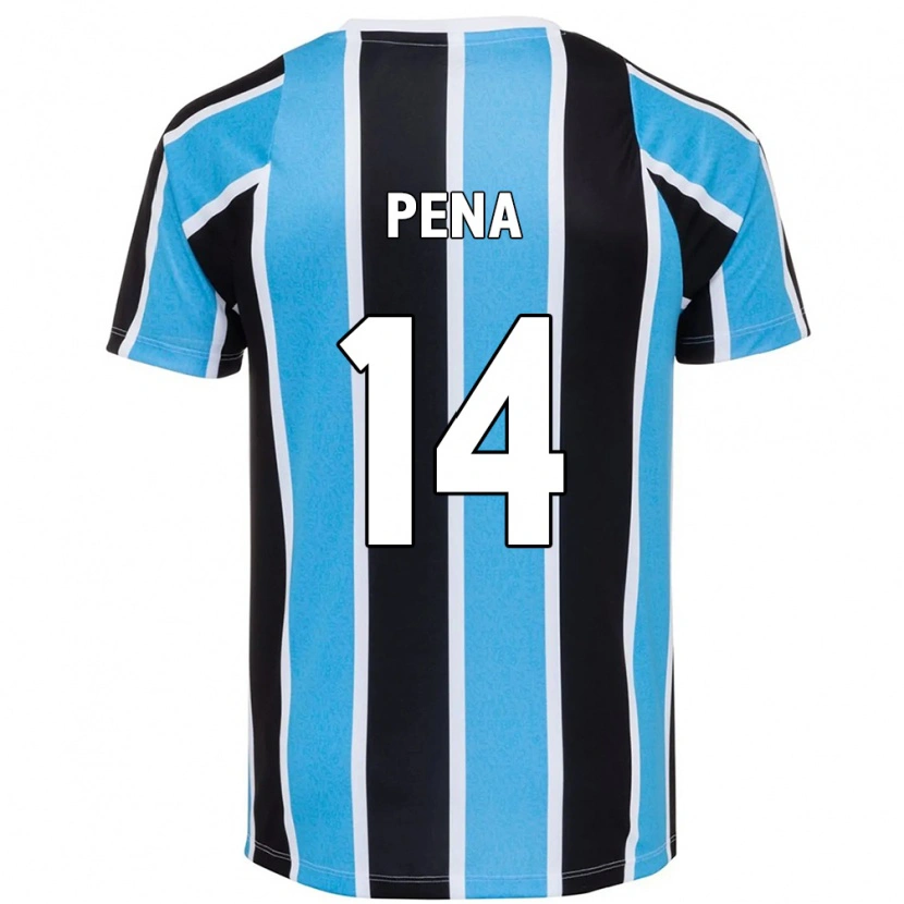 Danxen Homem Camisola Jessica Peña #14 Azul Preto Branco Principal 2025/26 Camisa